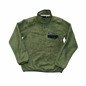 Patagonia Synchilla Green Fleece Snap-T Pullover S Fall